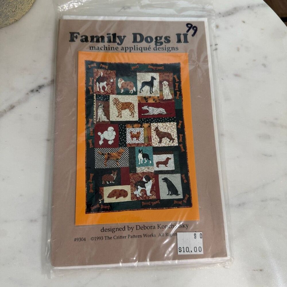 Family dogs quilt Pattern